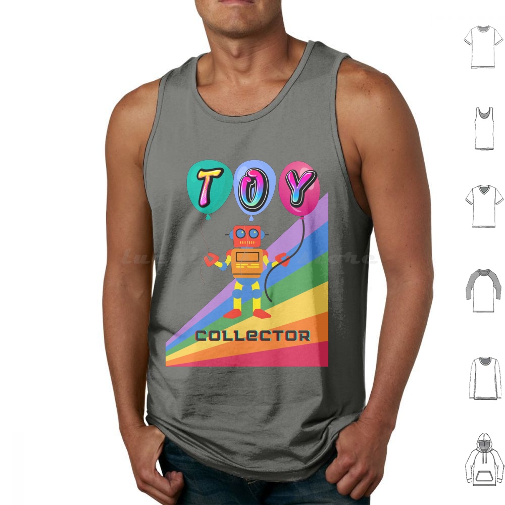 Vintage And Collectible Toys - Camisetas sin mangas de algodón con