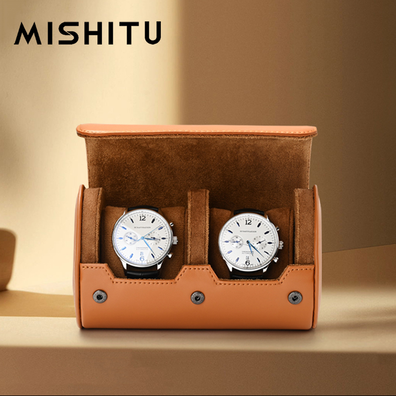 Vintage Watch Collecting - MISHITU-rollo de almacenamiento de reloj con