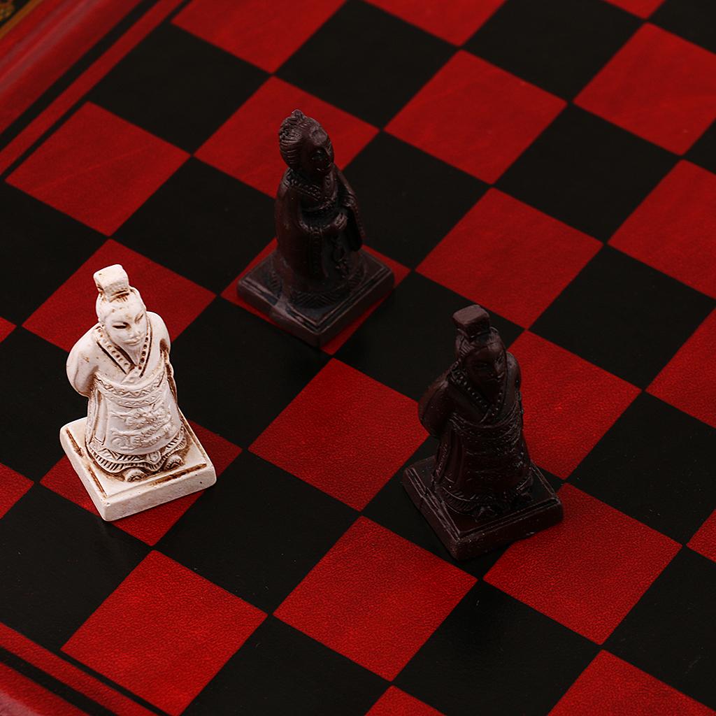 Vintage Collectible Board Games - Juego de Ajedrez Chino Vintage de