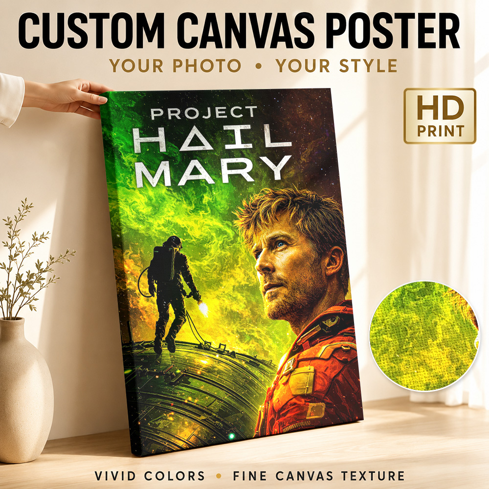 Collectible Vintage Photos - Póster de Lona de la Película