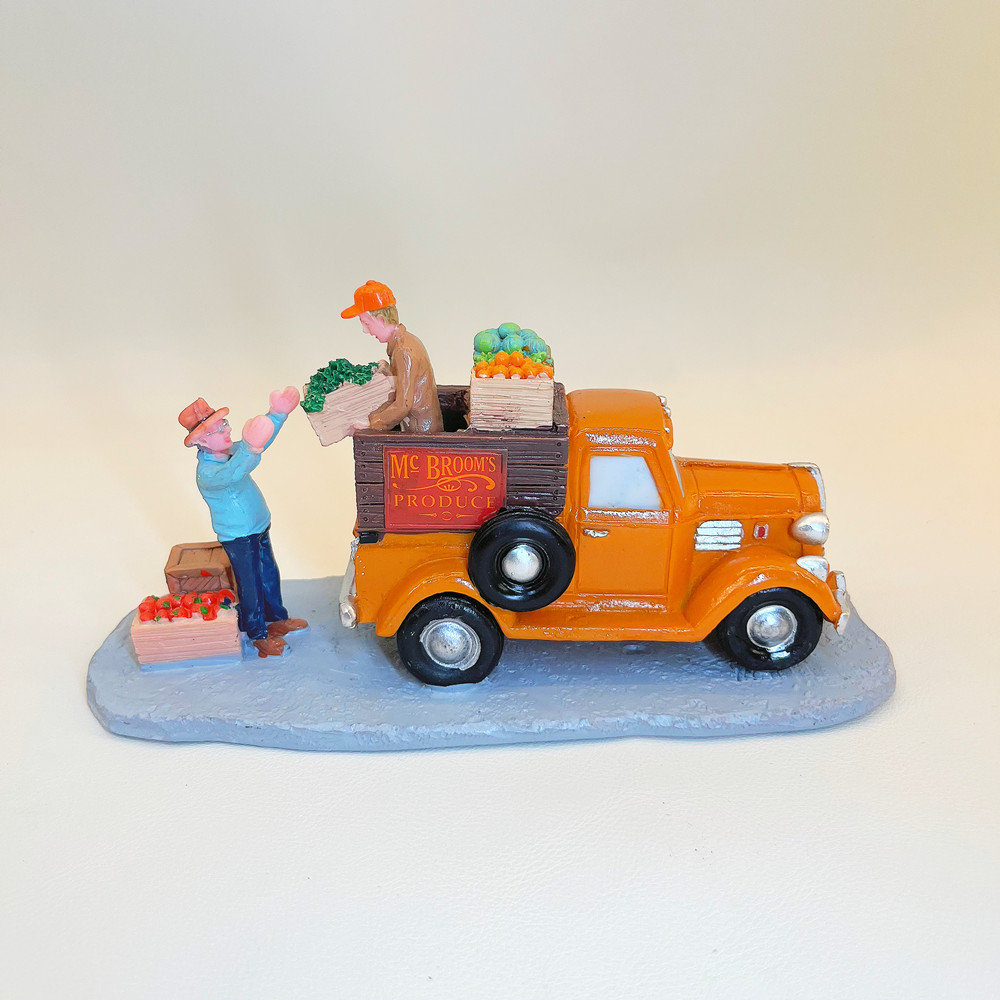Vintage Collectible Trucks - Figura de resina de camión de