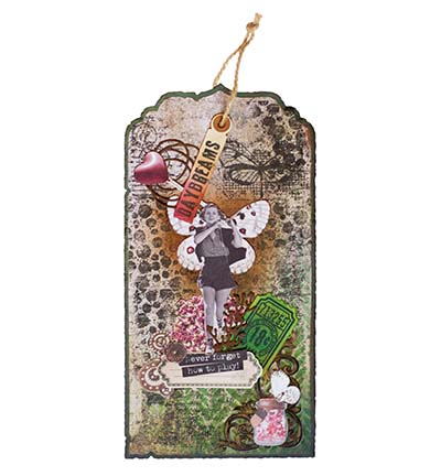 Collectible Vintage Greeting Cards - Colección Grunge de rosas Vintage, troqueles