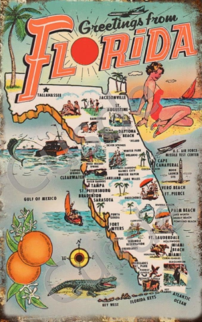 Cusde Vintage 1954 Saludos des - Vintage Collectible Tins reseña y precio