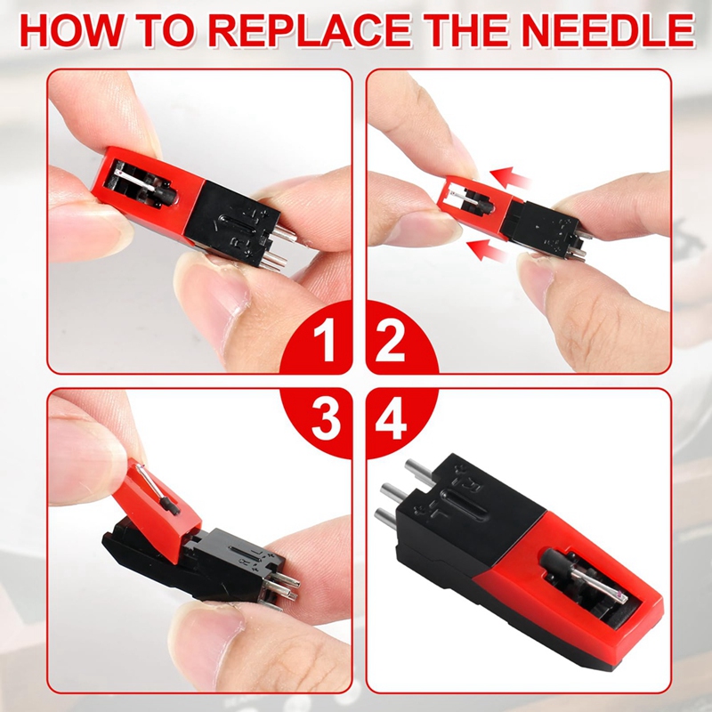 Reemplazo de aguja de reproduc - Record Player Needle reseña y precio