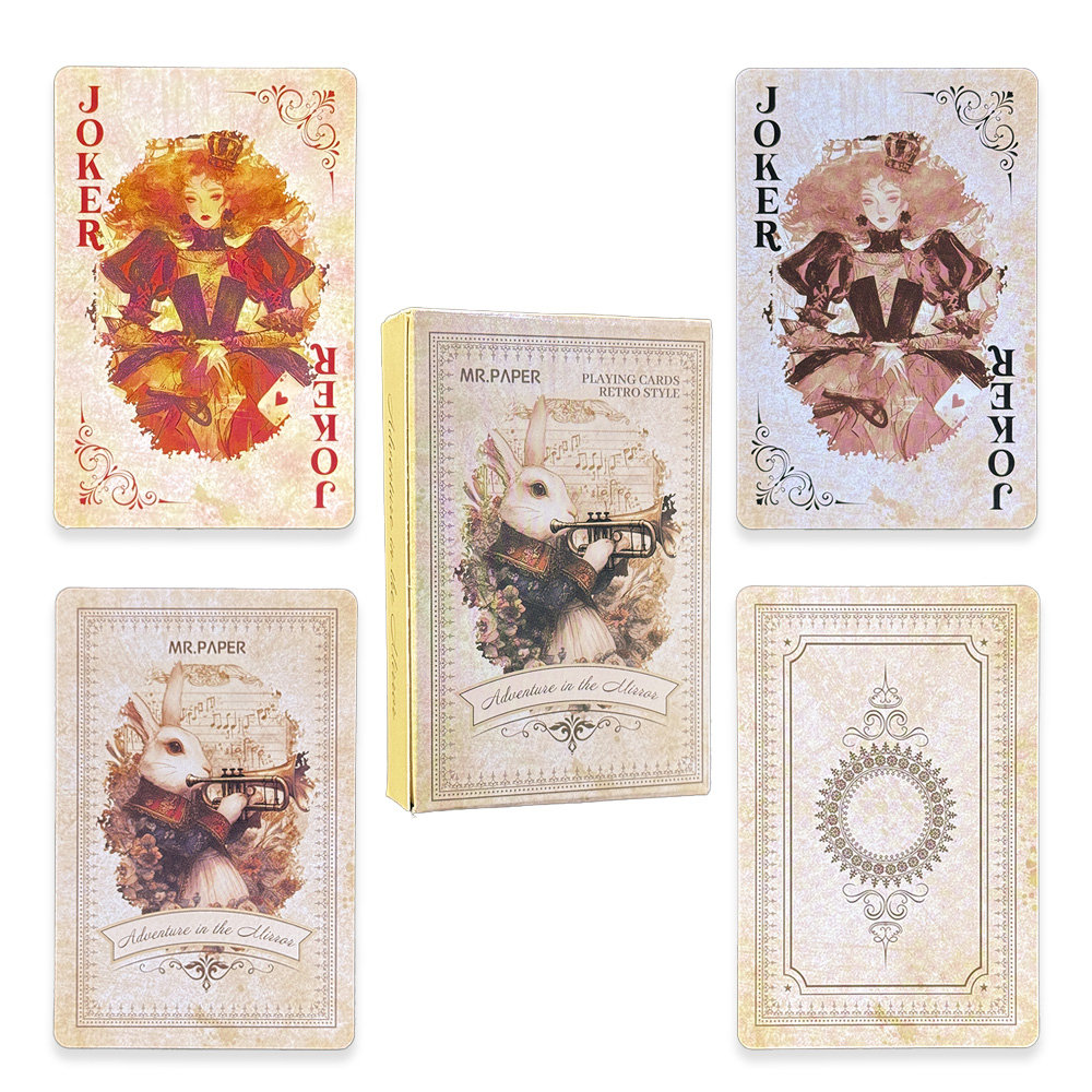 55 Cartas de Póker de Alice en - Vintage Collectible Board Games reseña y precio