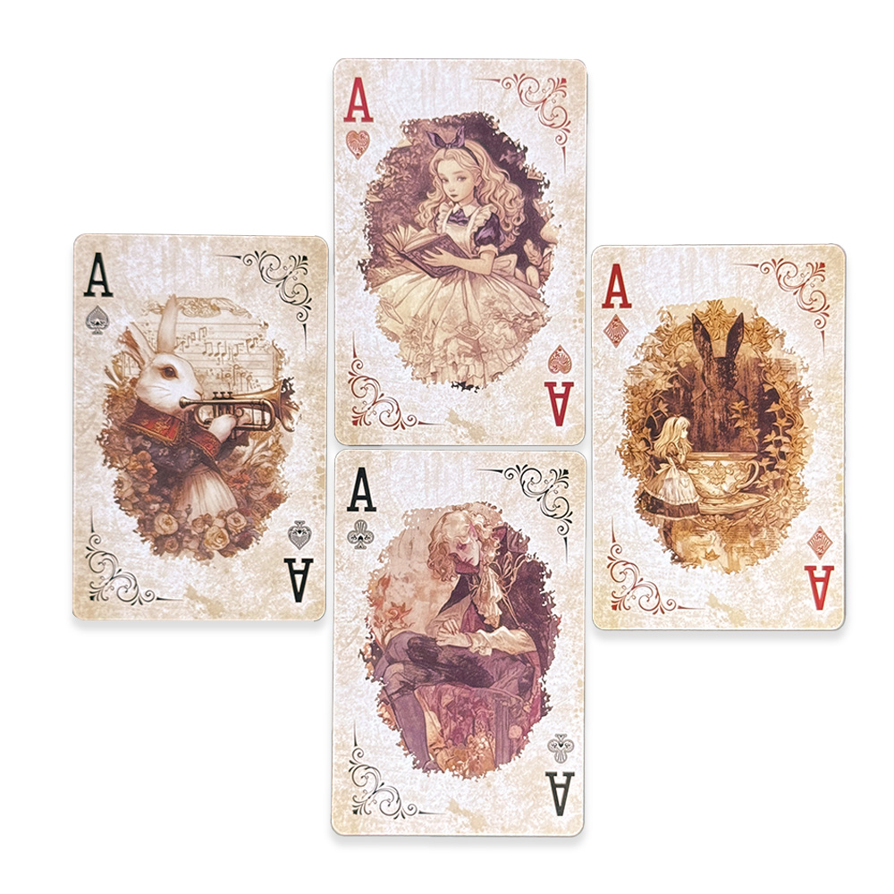 55 Cartas de Póker de Alice en - Vintage Collectible Board Games reseña y precio