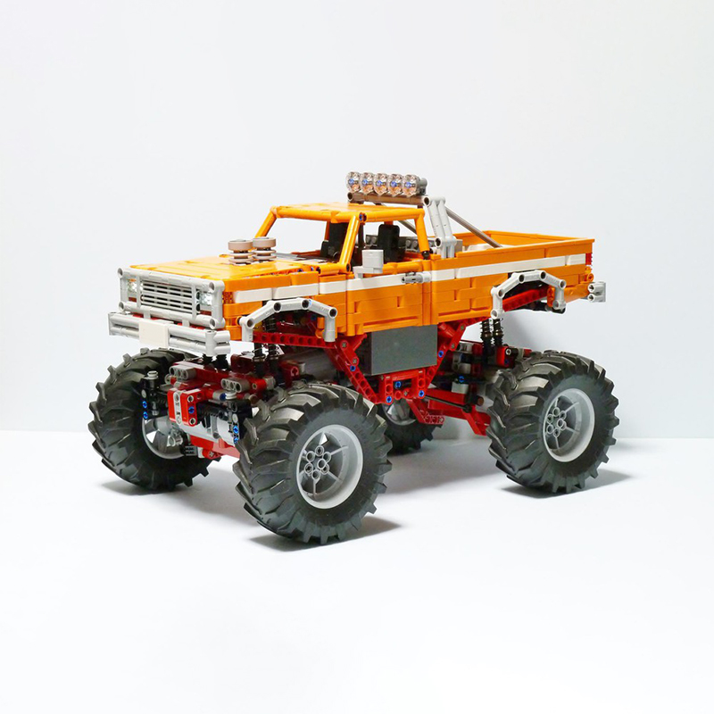 1683 piezas MOC Technical Vint - Vintage Collectible Trucks reseña y precio