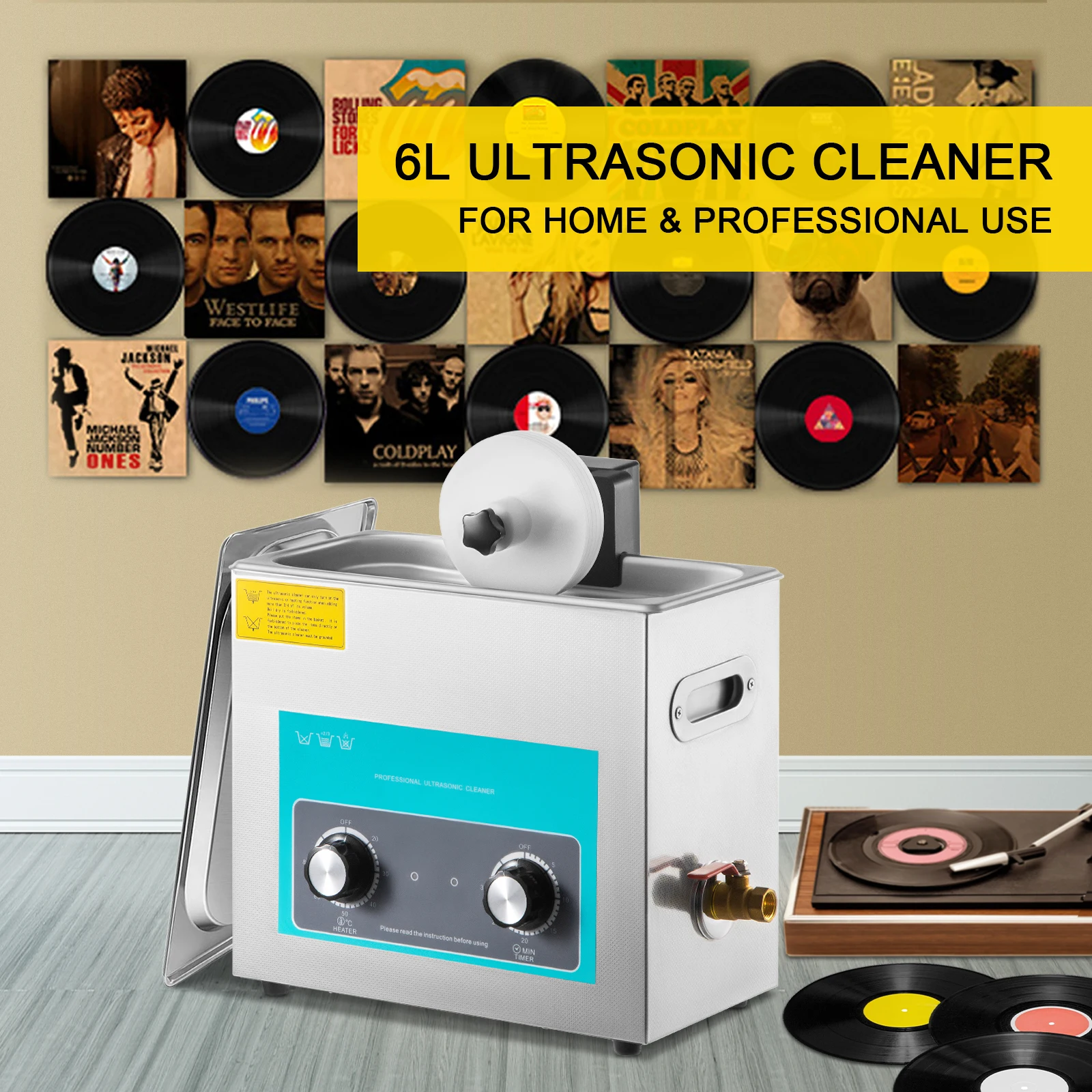 SIHAO-limpiador ultrasónico de - Vinyl Record Cleaner reseña y precio
