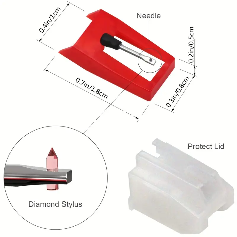Agujas de repuesto para tocadi - Record Player Needle reseña y precio