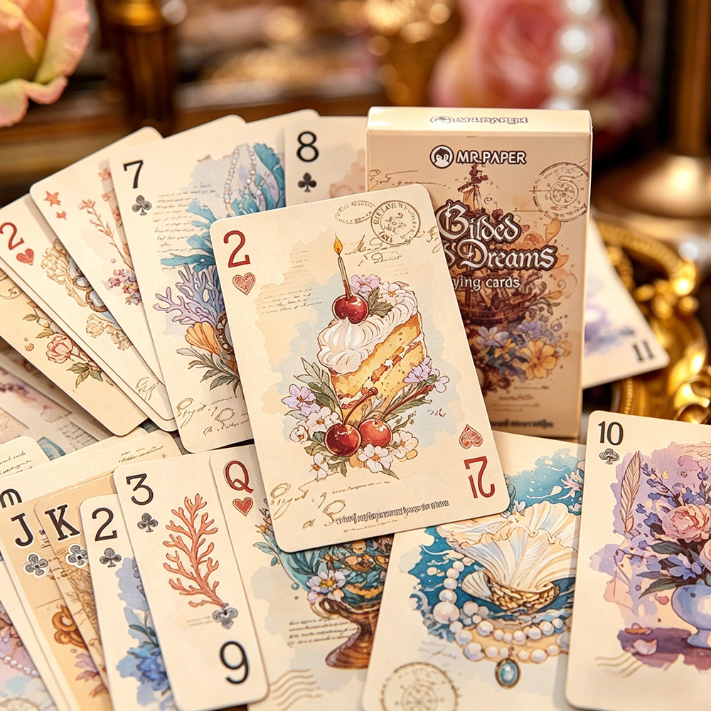 55 Cartas de Juego Estéticas V - Vintage Collectible Board Games reseña y precio