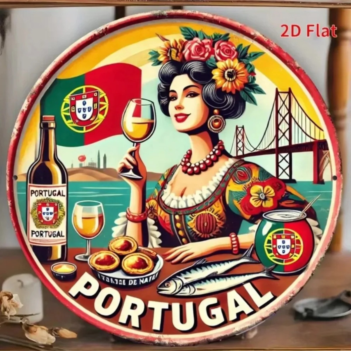 Letreros Metálicos Redondos Re - Vintage Collectible Tins reseña y precio