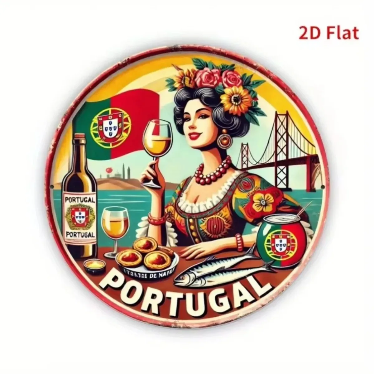 Letreros Metálicos Redondos Re - Vintage Collectible Tins reseña y precio