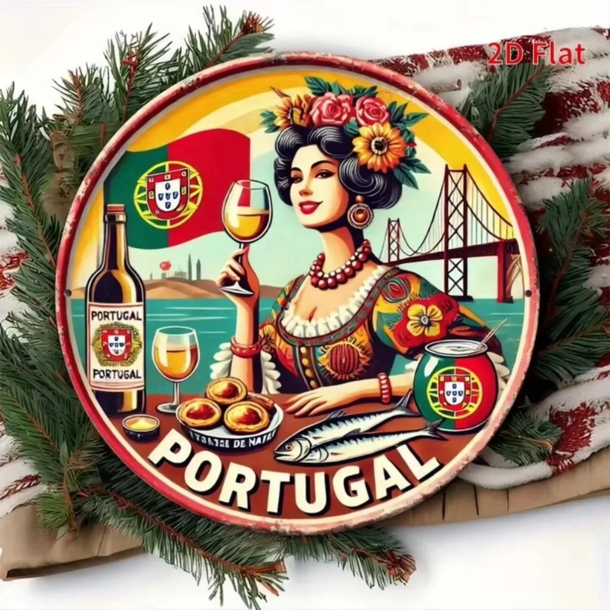 Letreros Metálicos Redondos Re - Vintage Collectible Tins reseña y precio