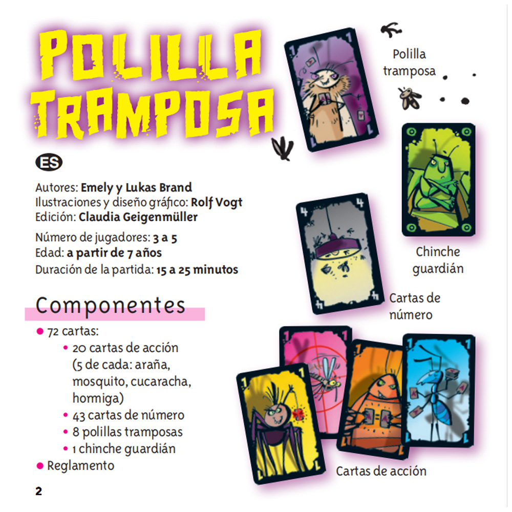 Polilla Tramposa Español Juego - Vintage Collectible Cards reseña y precio
