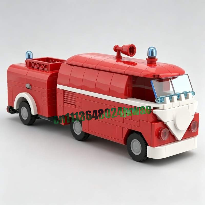 369 Piezas MOC Camión de Bombe - Vintage Collectible Trucks reseña y precio