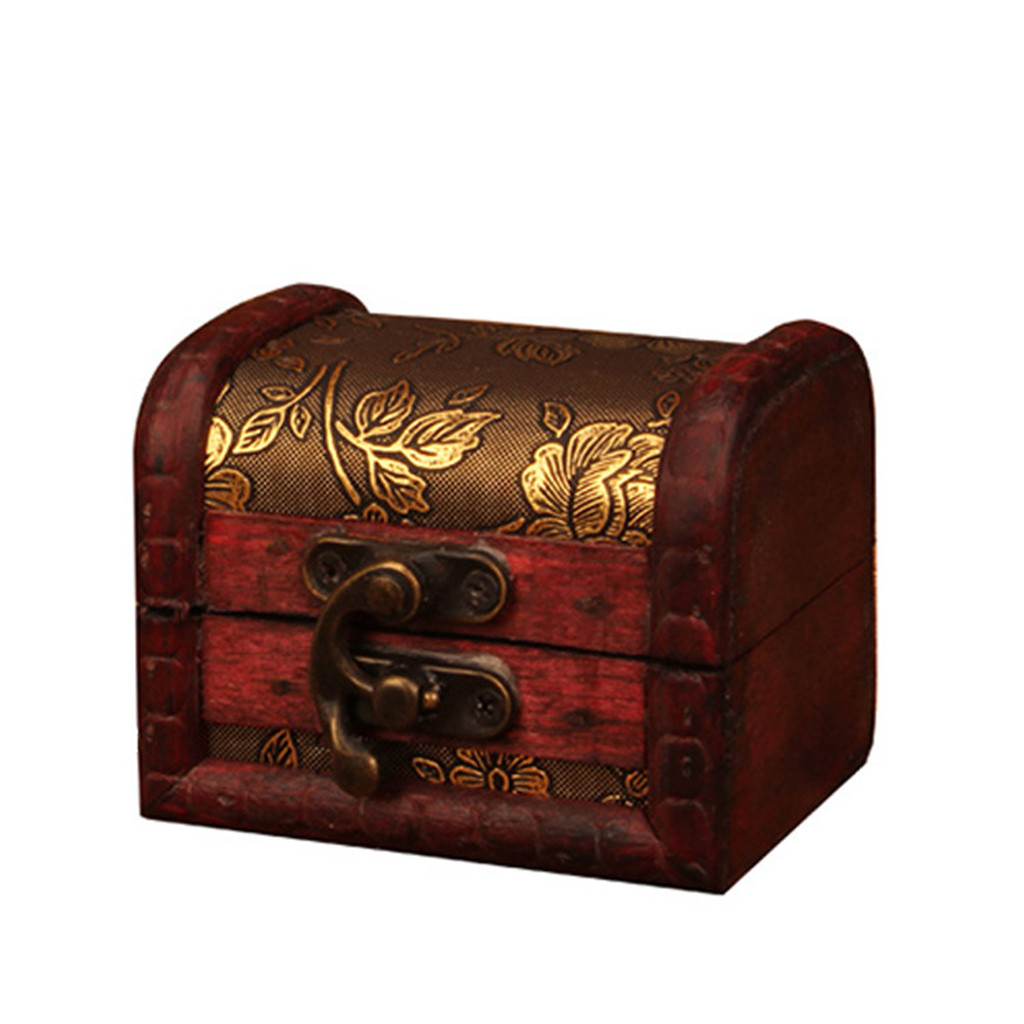 Caja de joyería de madera vint - Vintage Collector reseña y precio