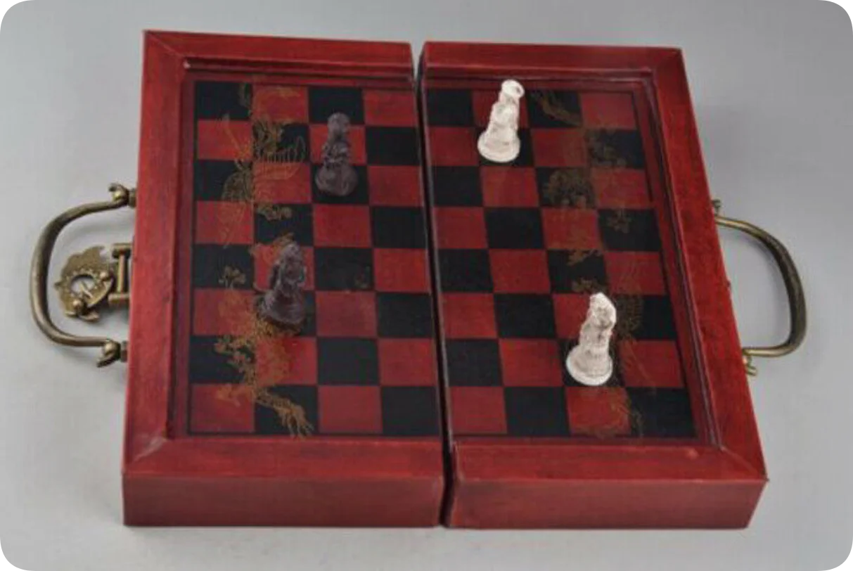 Juego de ajedrez Vintage plega - Vintage Collectible Board Games reseña y precio