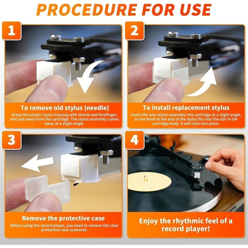 Aguja de Repuesto para Tocadis - Record Player Needle reseña y precio